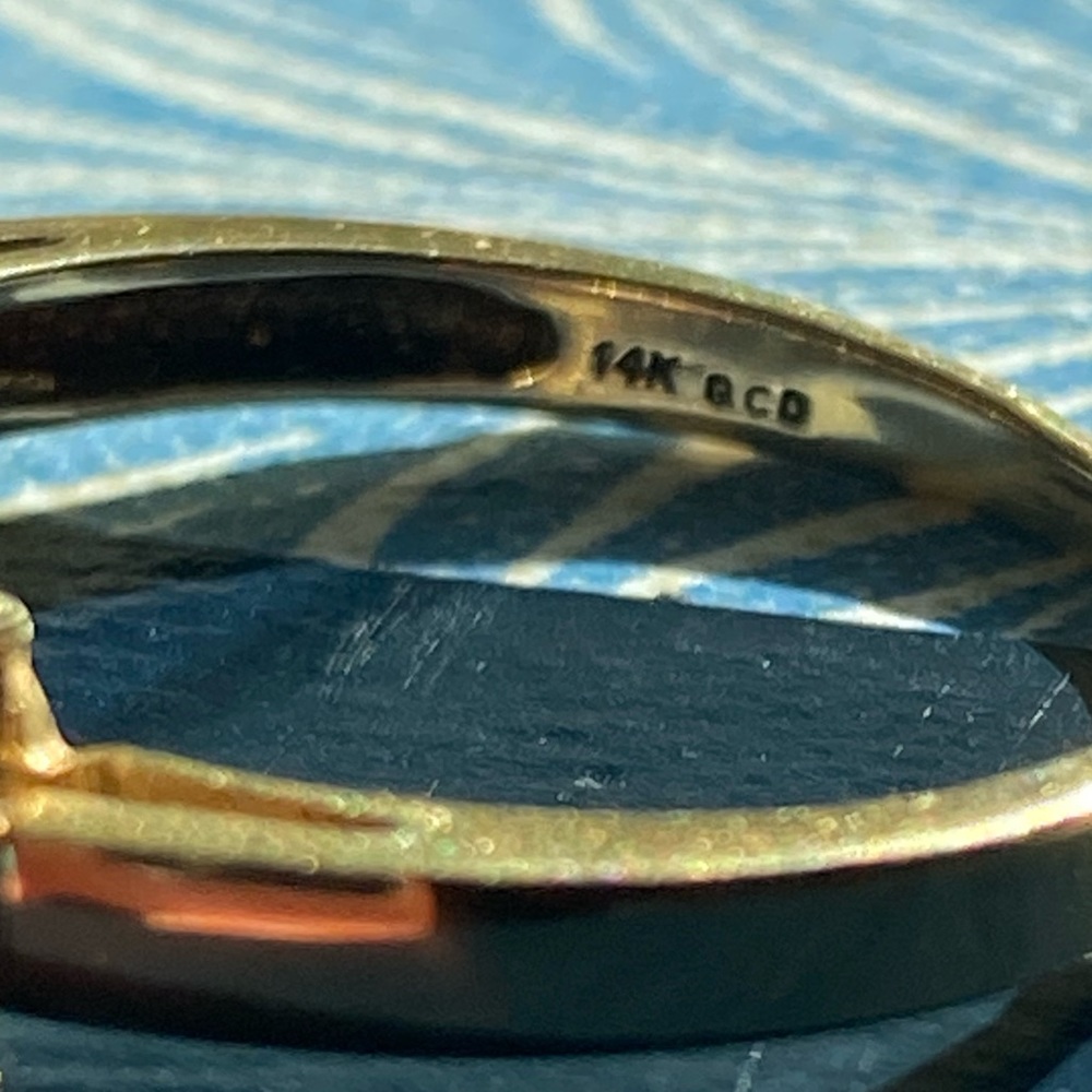 Multicolor Gemstone Gold Ring - Picture 6 of 12